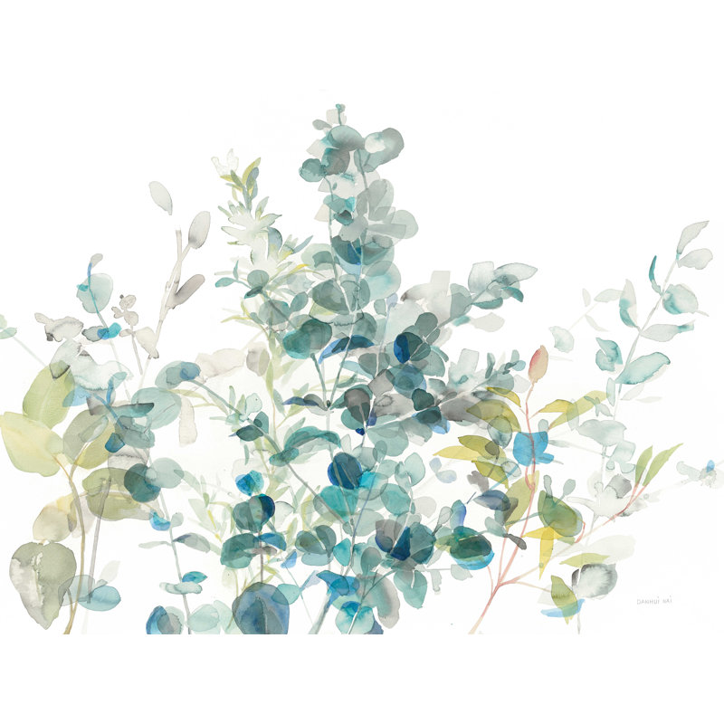 " Eucalyptus I White Crop ", 36" H x 48" W  