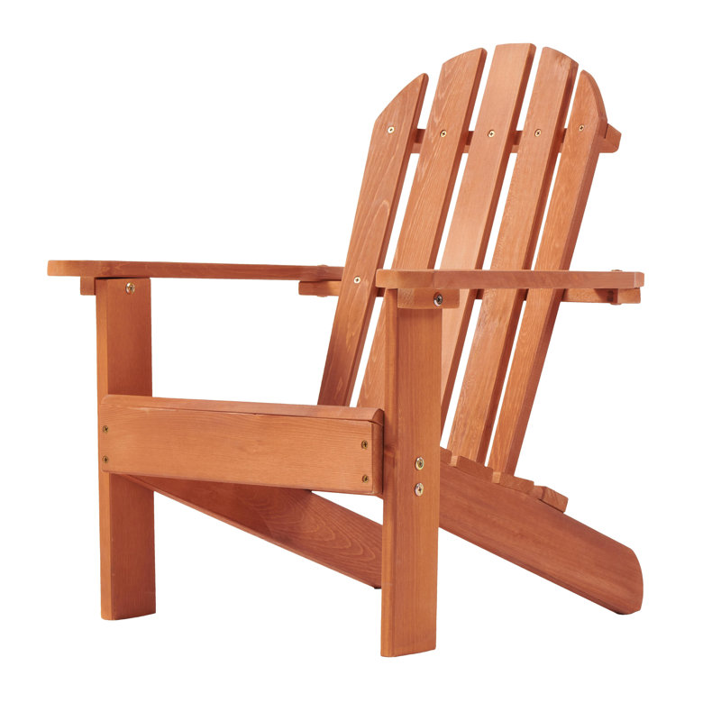 Natural Cedar Kid's Adirondack Chair - Indoor/Outdoor Patio Lounge Chair