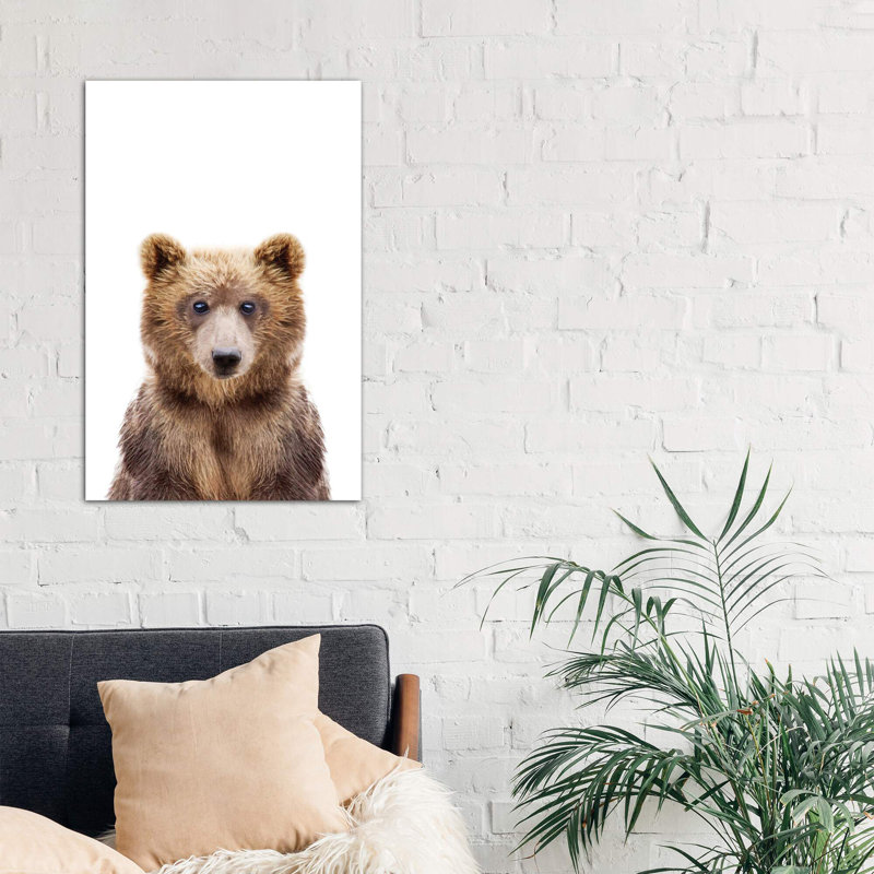 Baby Bear - Wrapped Canvas Print, 101.6 cm H x 66.04 cm W x 3.175 cm D