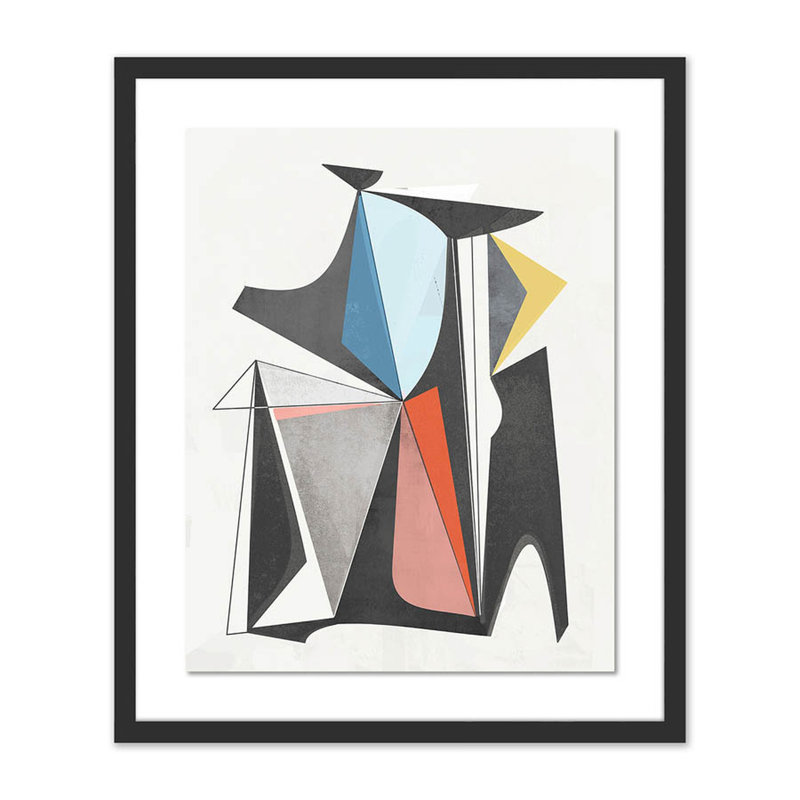 M7V2 Print by Bangbouh Studio, Black, 24" H x 20" W x 1.5" D