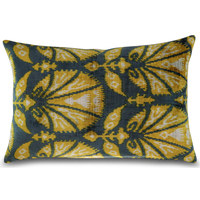 Velvet Lumbar Pillow Cover & Insert