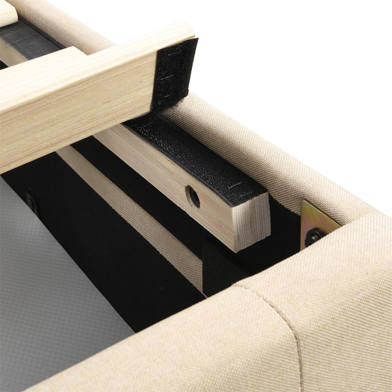 Caytlyn Upholstered UK Double - DE 135 X 190 Cm Storage Bed