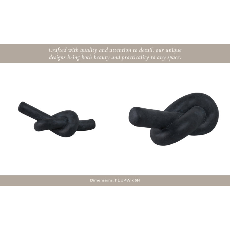 11X5" Knot, Black