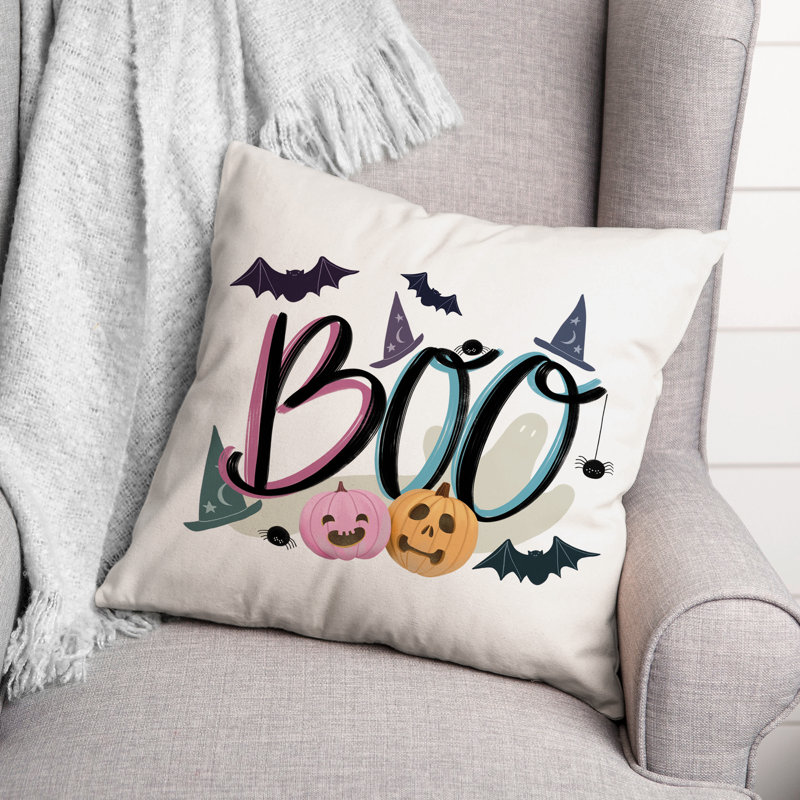 Coussin Boo, 16 po x 16 po
