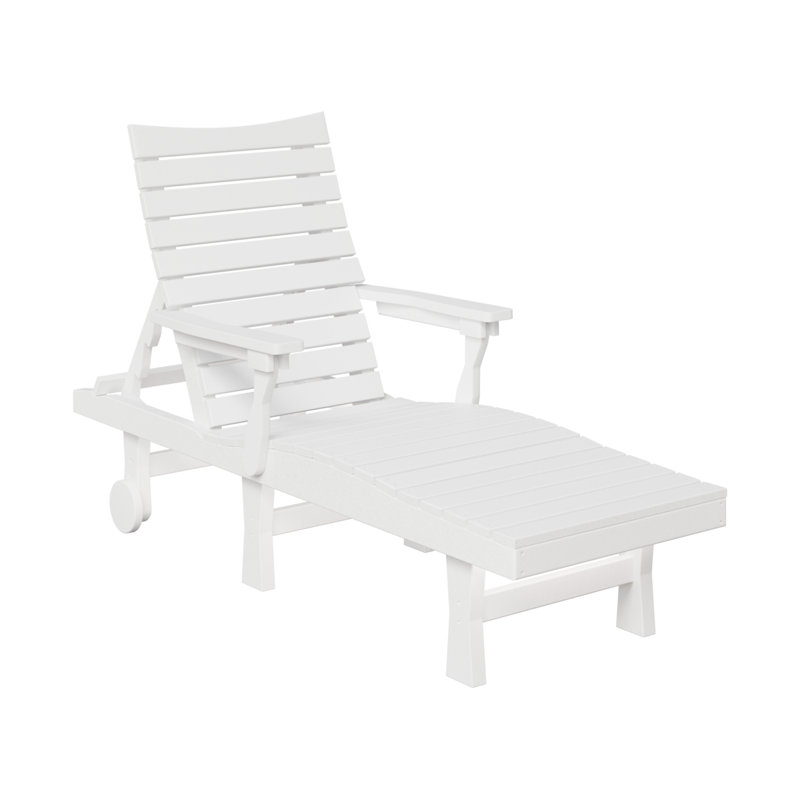 Bristol Outdoor Chaise Lounge, White