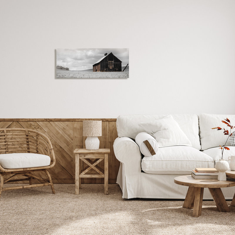 «Rustic Barn Scene On Canvas» par Danita Delimont, reproduction, H 13 po x l 30 po x P 1,5 po