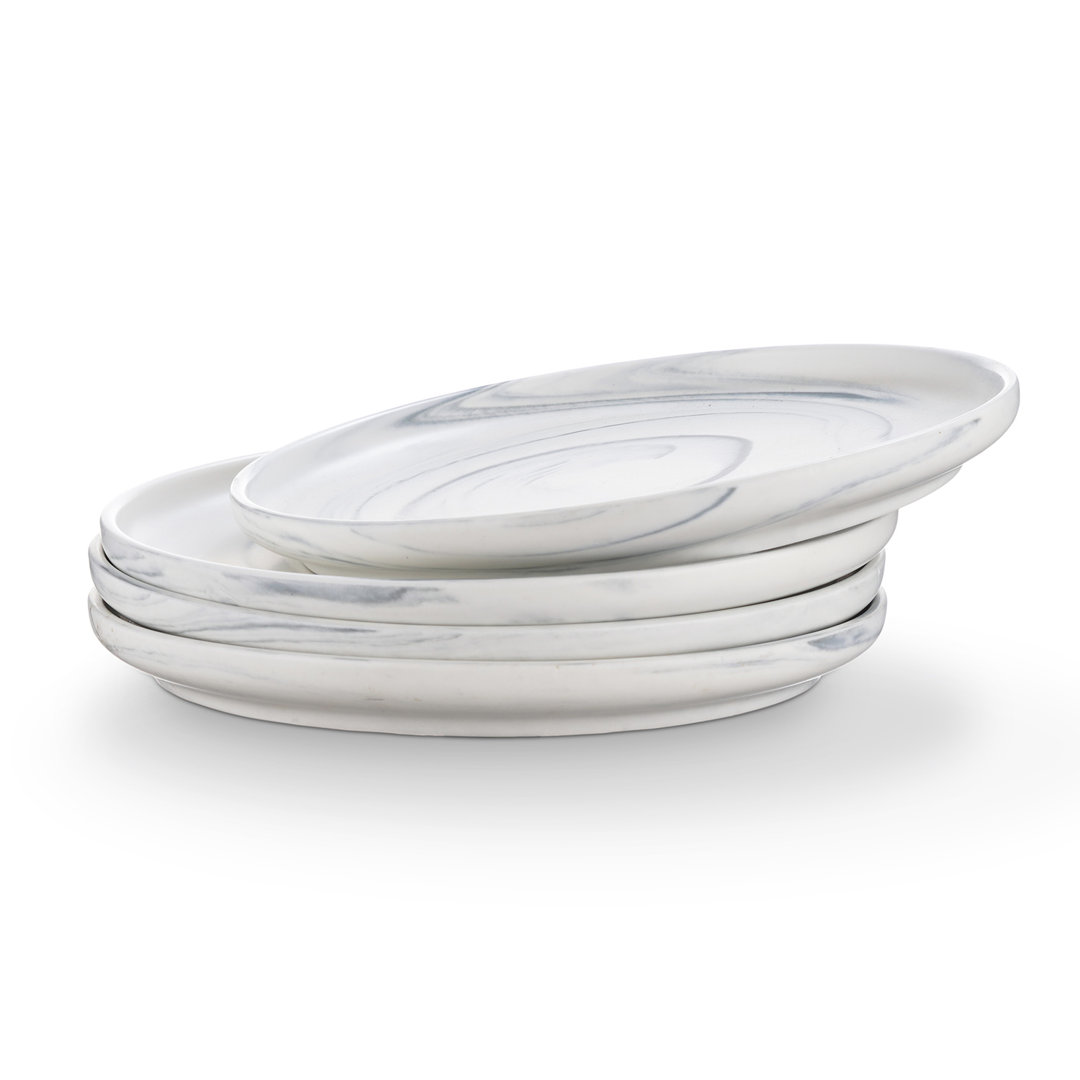 Stone Lain Brighton 4-Piece Salad Plate Set Porcelain (Set of 4) Stone Lain