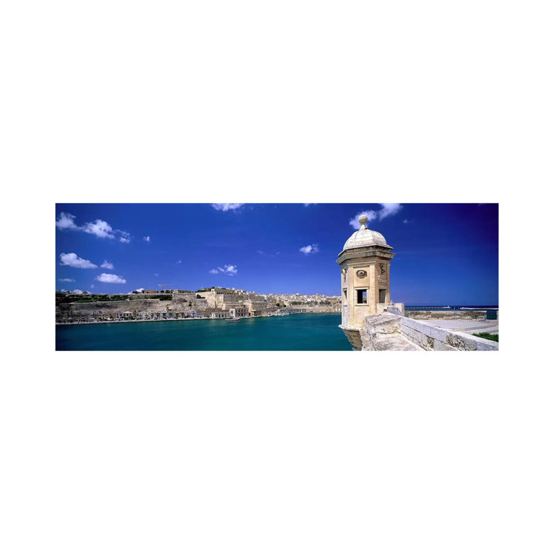 Valletta Malta by Panoramic Images - Wrapped Canvas Panoramic Print, 30.48 cm H x 91.44 cm W x 1.91 cm D