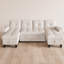  Canapé modulaire capitonné modulaire en U capitonné avec canapé-lit, chaise de rangement et table d'appoint Benett 108,6 po Benett-132785438-134218860
