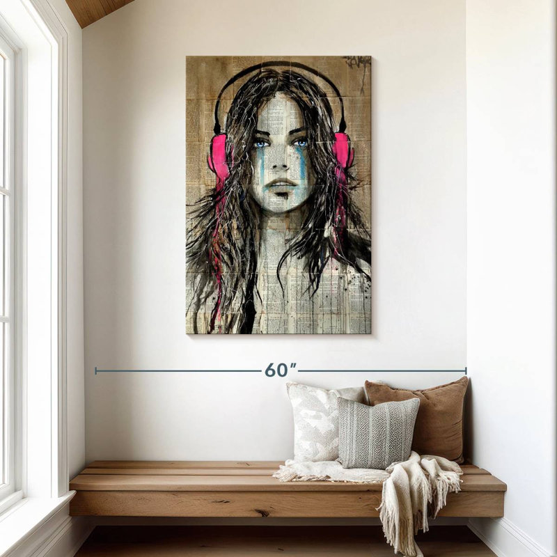 Leisha Wired For Sound, 45" H x 30" W