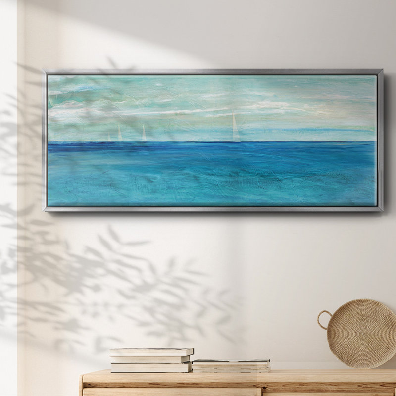 Saint-Martin, reproduction d'art sur toile, H 20 po x l 50 po x P 1,5 po, Argent