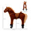 Faria Plush Walking Horse Ride On Toy Rocking Horse for 2+ 50cm Tall-42421922