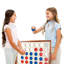 Jeu familial Hey Play 4-in-a-Row, finition naturelle