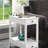 Byzad White Finish Accent Table W/USB