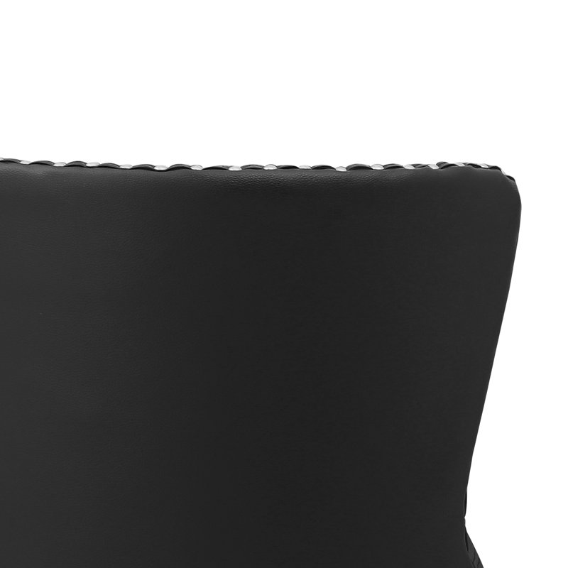 Arabele Swivel Counter Stool, Black