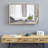 Rashawn Glass,Metal,Stainless Steel Flat Wall Mirror-1615888239-1615888238