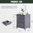 3 Drawer Bedside Table With Reading Light-829931889