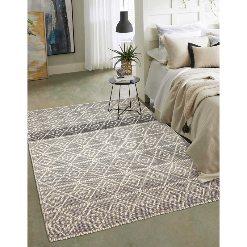 Tapis rectangulaire unique de 4 pi 11 po x 7 pi 11 po Demeray