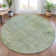 Machine Washable Indoor/Outdoor Xhevrie Green Rug