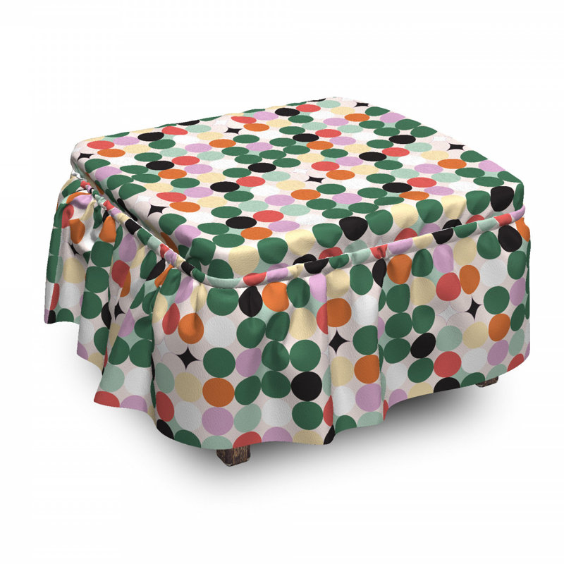 Box Cushion Ottoman Slipcover