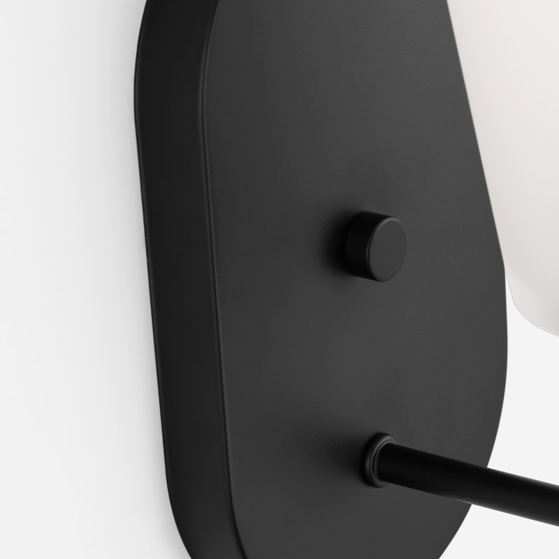 Kerrville One Light Wall / Bath Sconce from Generation Lighting , Yes, Midnight Black