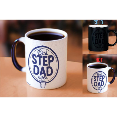 Verres à changement de chaleur Mahaffey Father Dad Best Step-Dad Ever - 11 oz
