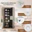 Armoire de rangement en métal à tablette étroite pour salle de bain et cuisine-233174750