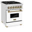 ZLINE Autograph 24" Legacy Dual Fuel Range w/ 4 Burners-1709905068