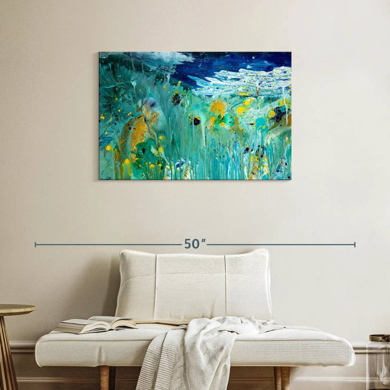 Acrylique sous l'eau, H 24 po x l 36 po