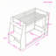 Lit superposé en bois avec bureau intégré, port USB, lumières DEL et tablettes de rangement-943037880-943037884