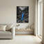 Ensemble de 1 tableau sur toile représentant une cascade bleue-129343540-129343538