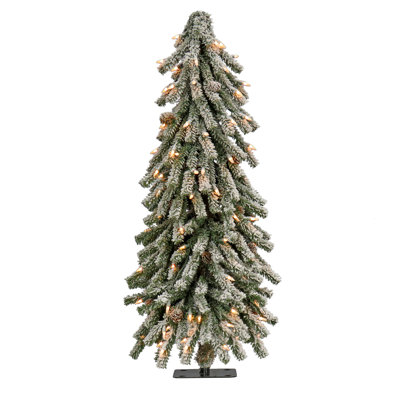 Lighted Cedar Christmas Tree
