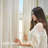Linen Blend Solid Color Rod Pocket Curtains-540561425-549025201
