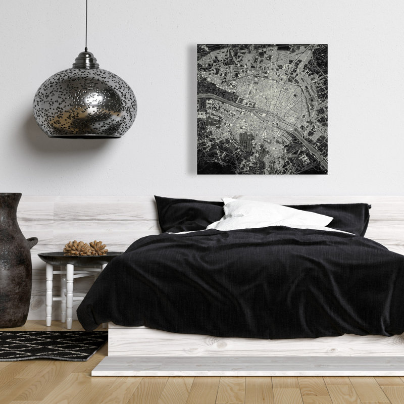 Vue aérienne d'un avion | Toile pour décoration murale