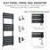 Berno 9 Wall Towel Rack