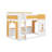 Twin Over Twin Bunk Bed With Shelves
