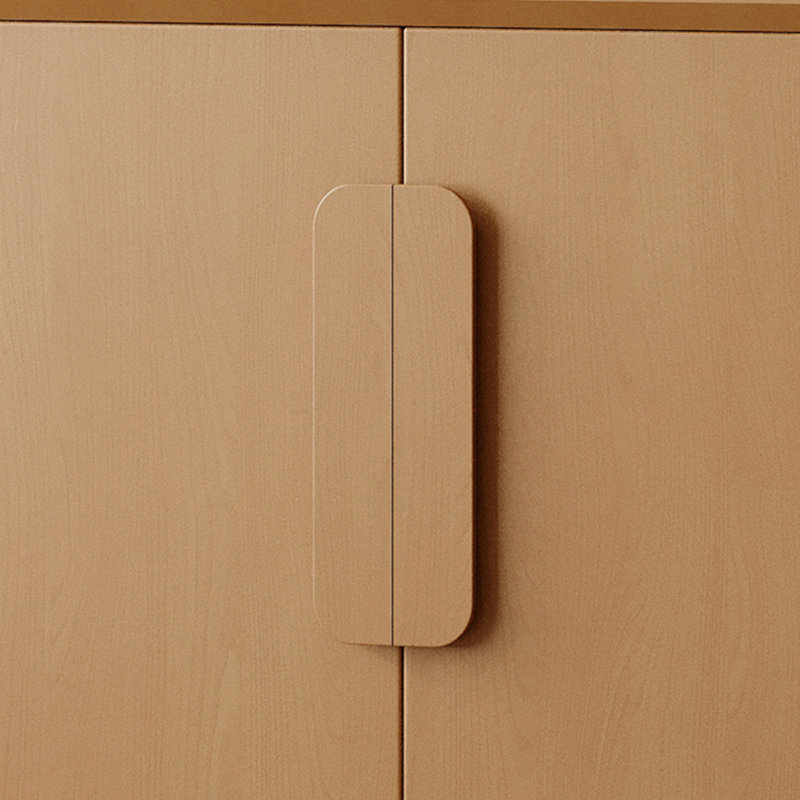 Buffet moderne et minimaliste, Brun sableux