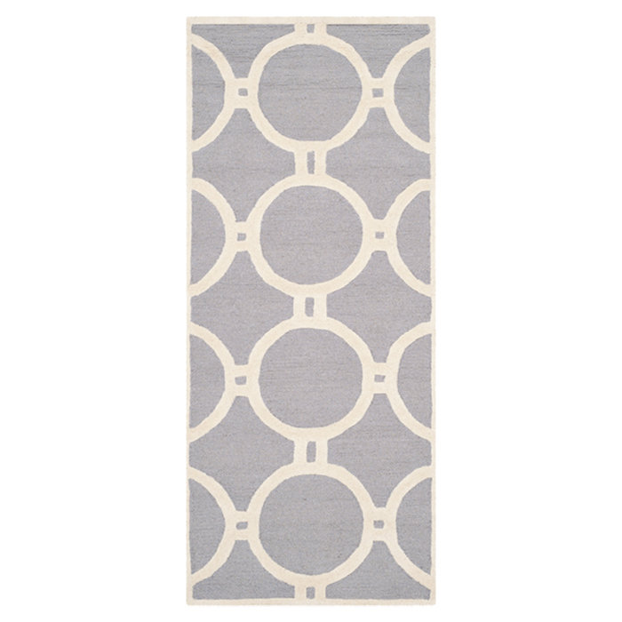 Cambridge Hand Tufted Wool Geometric Rug, Rectangle 2'6" x 4'