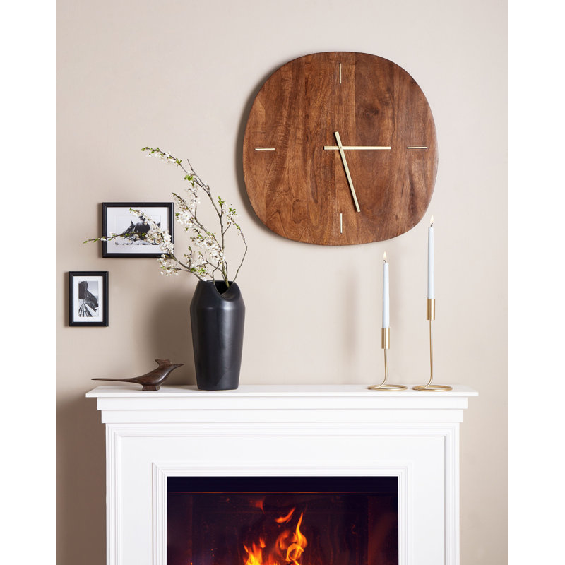 Blakeston Solid Wood Wall Clock