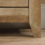 Armoire de rangement étroite en bois d'ingénierie rustique, brun