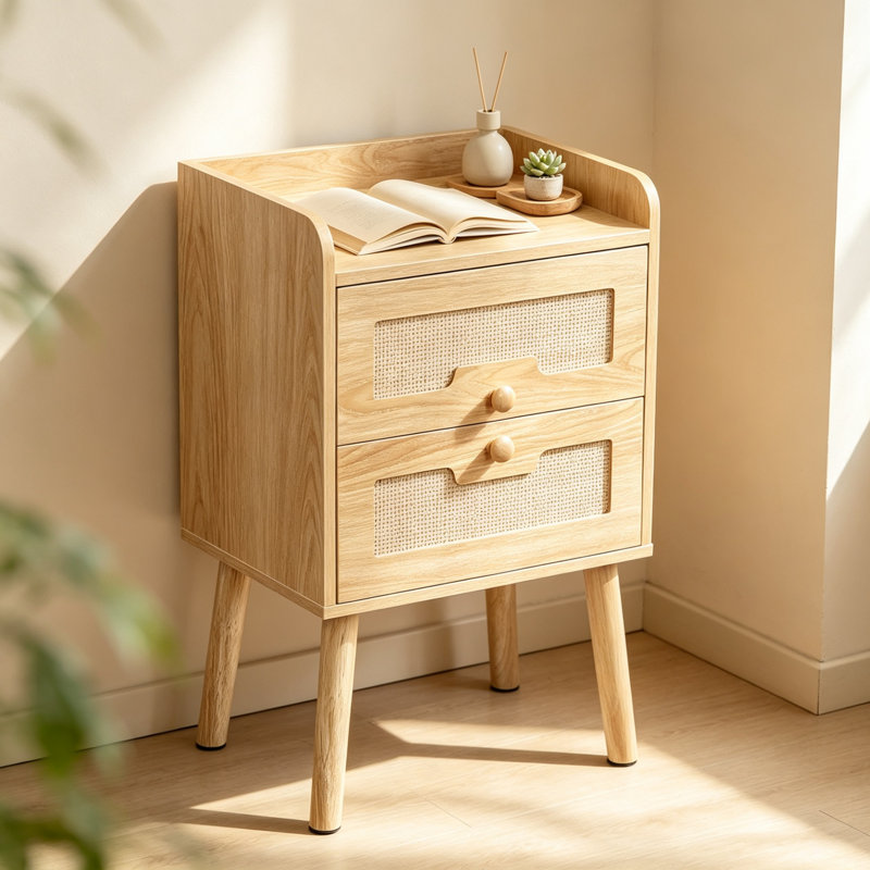39 cm W Bedside Table