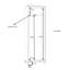 Crespin 1 Door Wardrobe