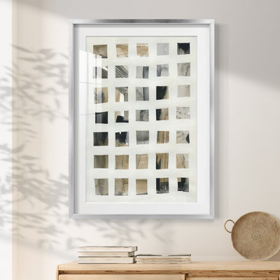 Grille de grain I - impression encadrée