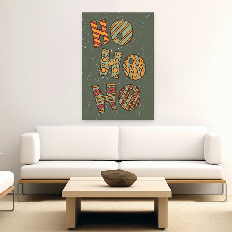 Festive Ho Ho Ho, 60" H x 40" W