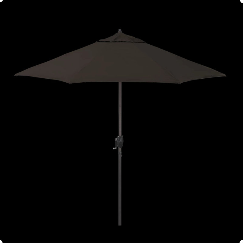 Parasol 9 'Market Pacifica, Toile performance moka