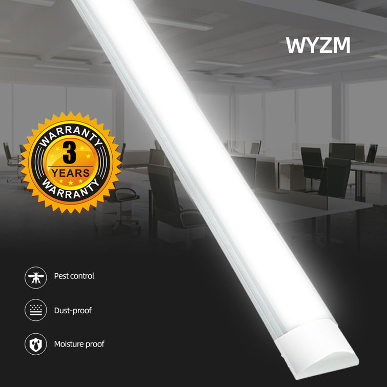 WYZM 4 ft. 200-Watt Equivalent 4500 Lumens Integrated LED Strip