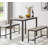 Dining Table Set, Bar Table with 2 Dining Benches, Kitchen Table Counter with Chairs