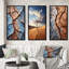 «Desert Textures Of The Sand II», ensemble d'art mural désert-1420578477-1420578478