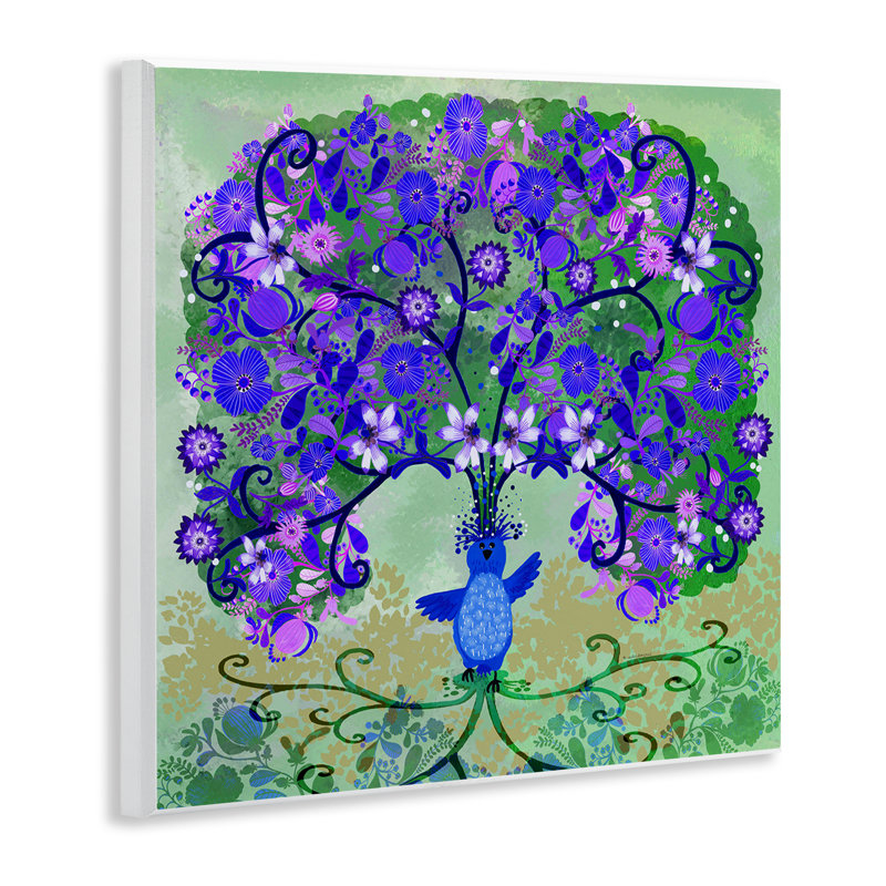 Plaque murale arbre en fleurs, conception de Kay Widdowson