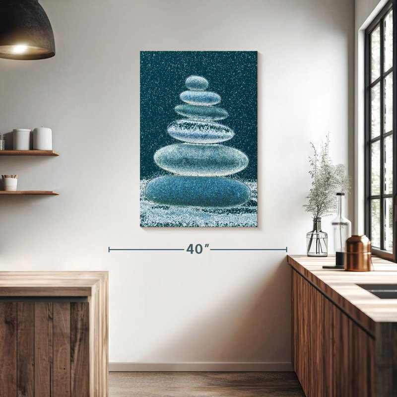 Alvord Winter Stone Stack, 39" H x 26" W